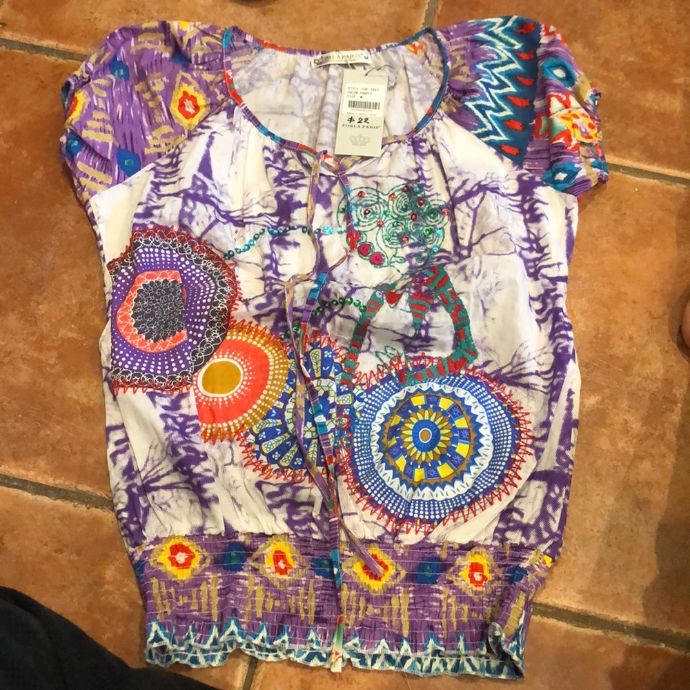 Purple blouse